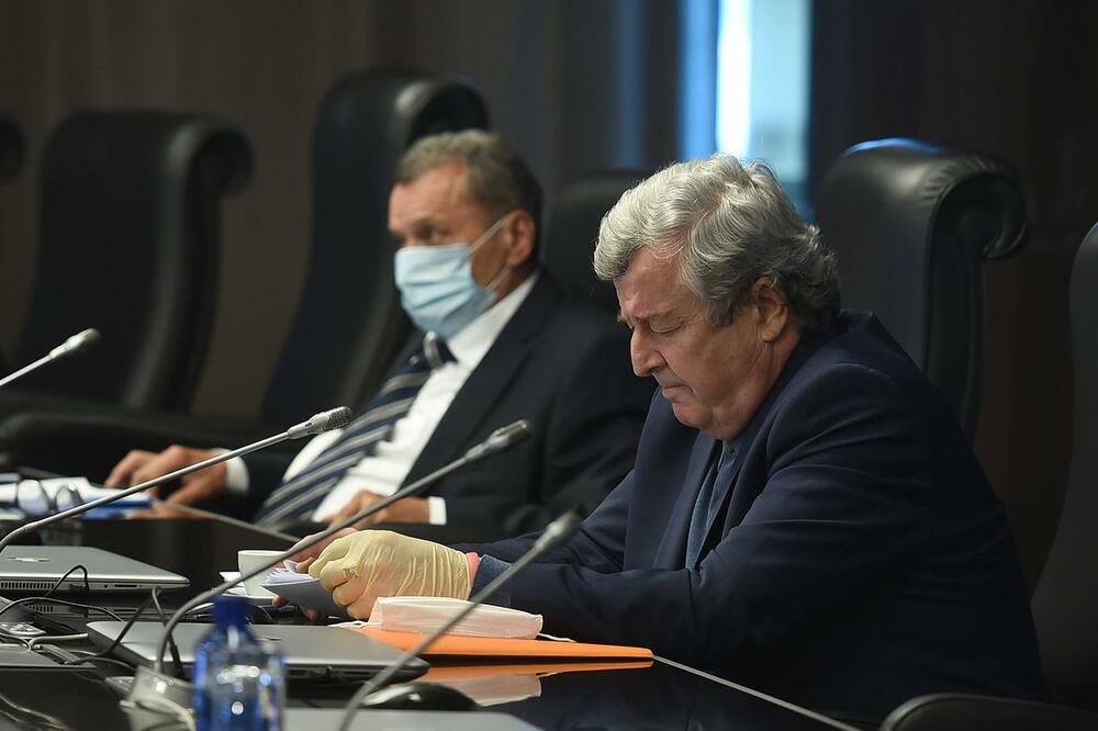 Vukotić (desno) na sastanku kod premijera, Foto: Bojana Ćupić