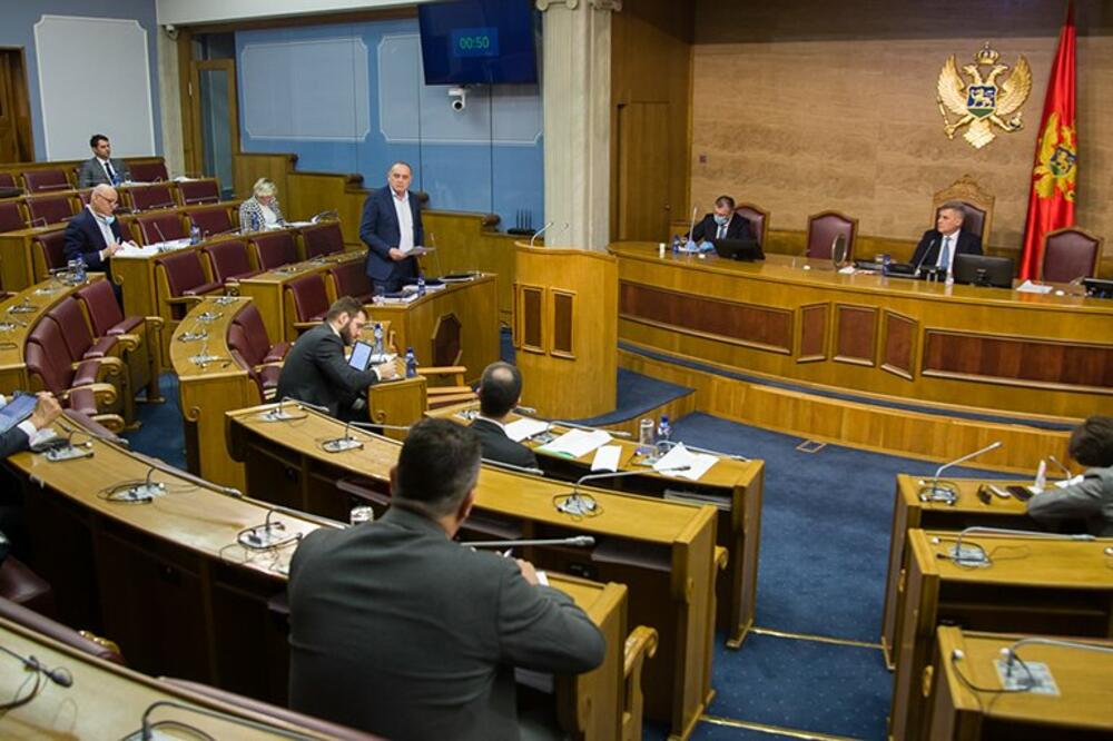 Simović govori u Skupštini, Foto: Vlada Crne Gore