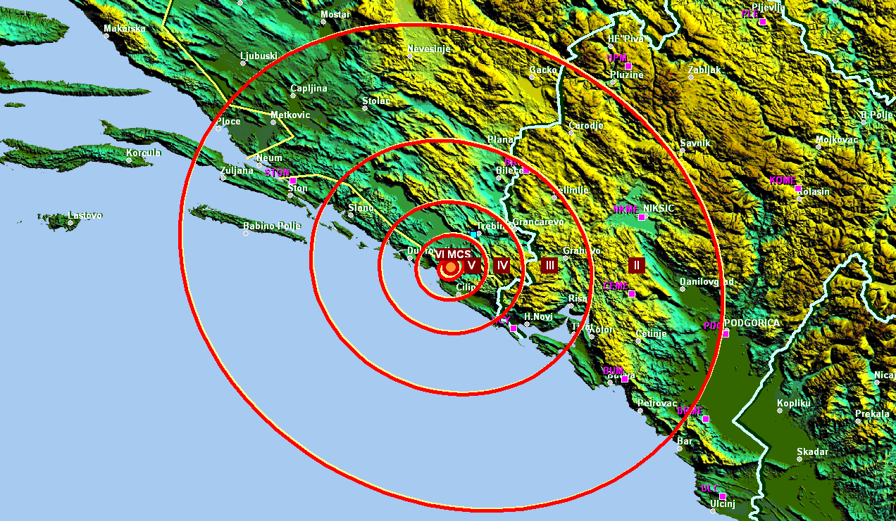 Zemljotres u Hrvatskoj, osjetio se i u Crnoj Gori