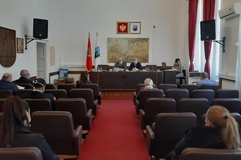 Sa sjednice Opštinskog tima za zaštitu i spašavanje u Beranama, Foto: Opština Berane