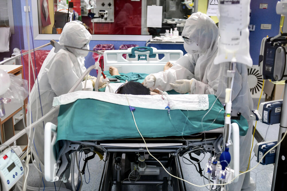 Detalj iz milanske bolnice, Foto: Beta/LaPresse/Claudio Furlan