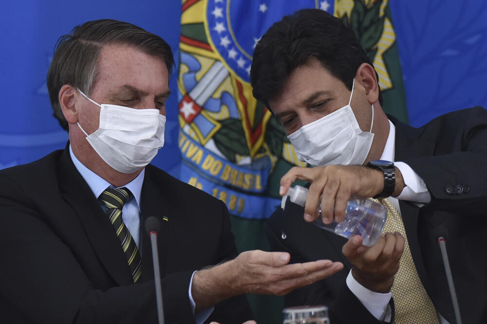 Bolsonaro i Mandeta, Foto: AP