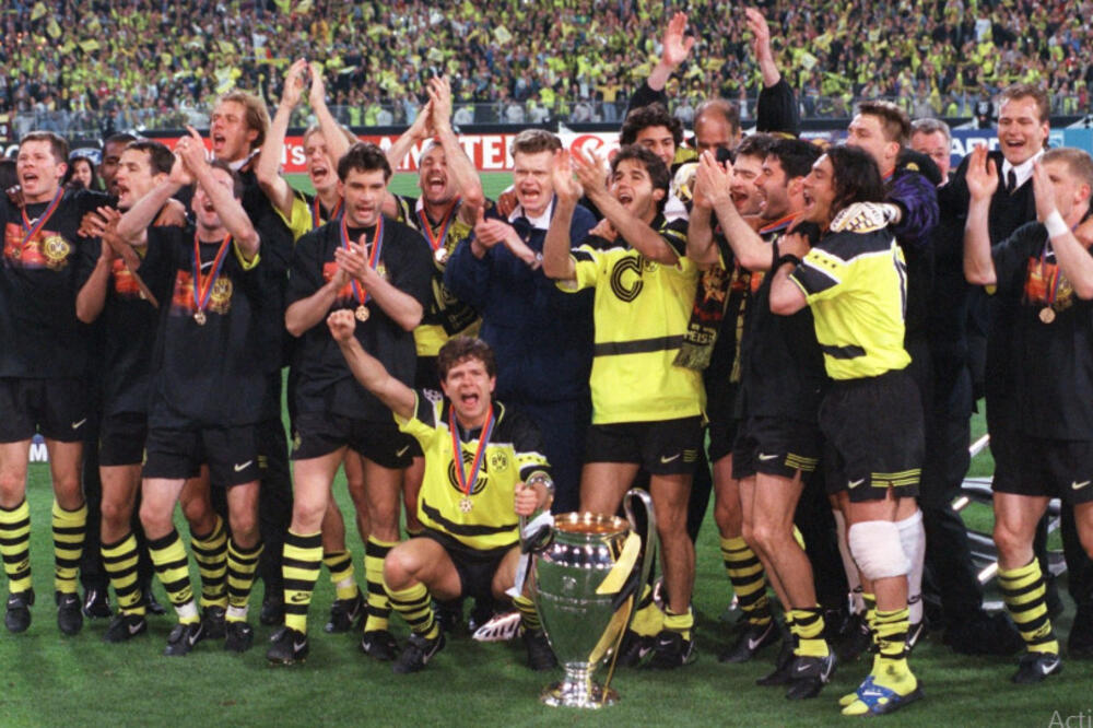 Na evropskom tronu: Borusija je slavila protiv Juventusa 3:1 u minhenskom finalu 1997., Foto: Twitter