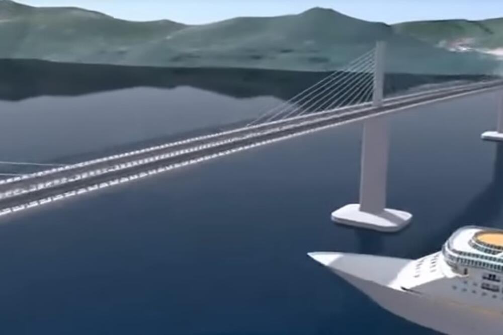 Pelješki most (animacija), Foto: Screenshot/Youtube