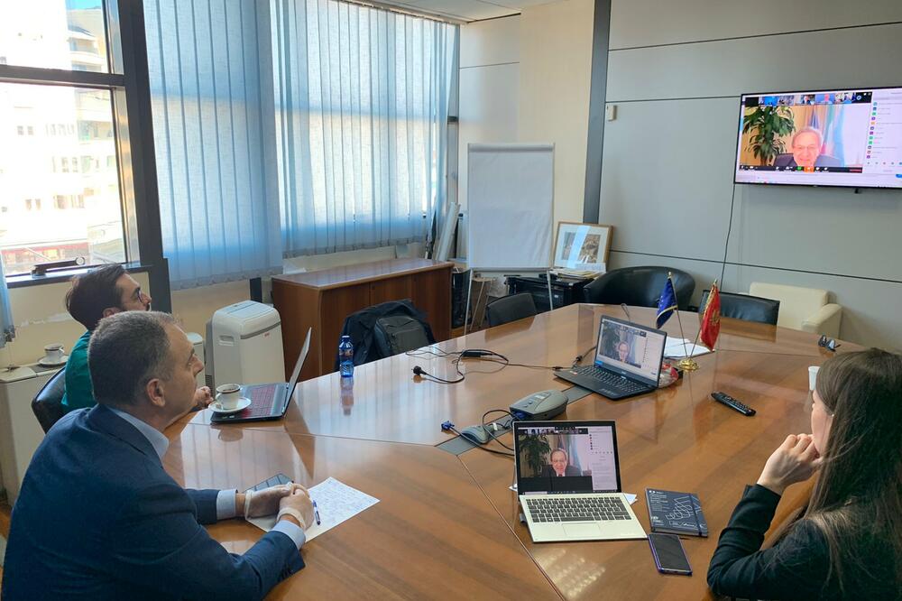 Sa ministarske video konferencije, Foto: Ministarstvo zdravlja