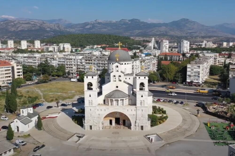 Hram Hristovog Vaskrsenja u Podgorici, Foto: Screenshot