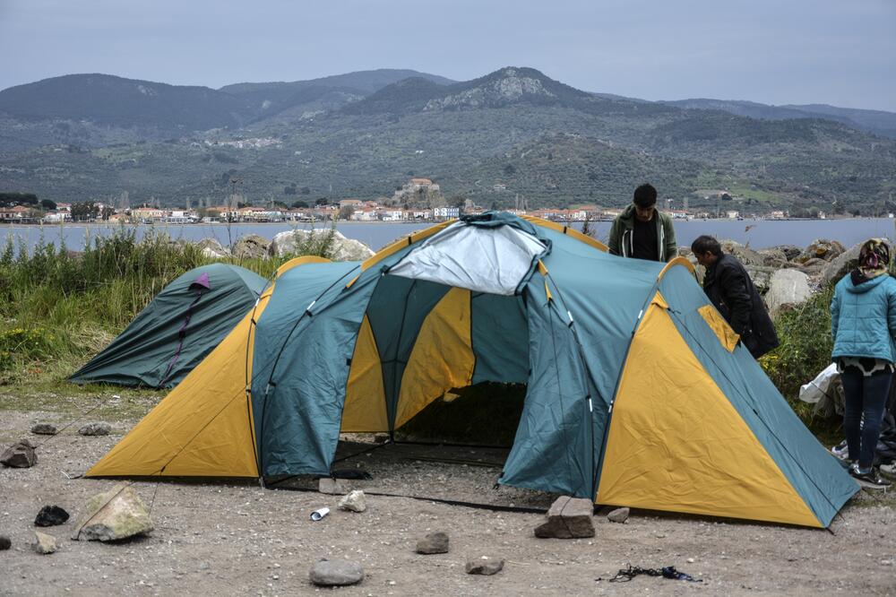 Detalj jednog od kampova, Foto: Beta/AP/Panagiotis Balaskas