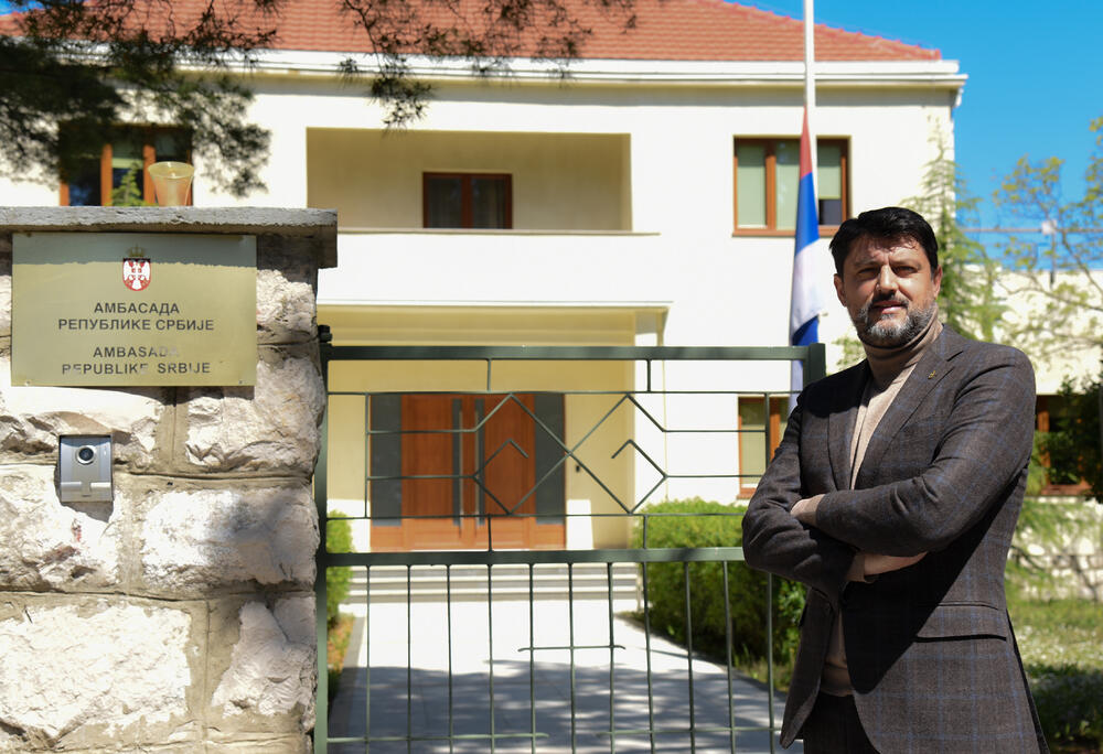 Ambasador Srbije u Crnoj Gori, Vladimir Božović, Foto: Savo Prelević