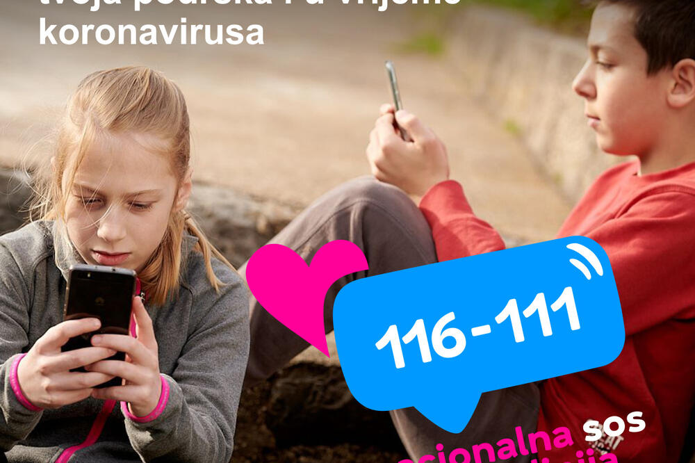 Nacionalna dječija SOS linija, Foto: SOS