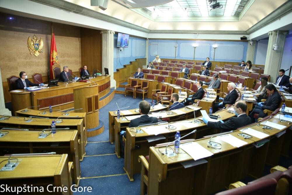 Detalj sa današnjeg zasijedanja Skupštine Crne Gore, Foto: Skupština Crne Gore
