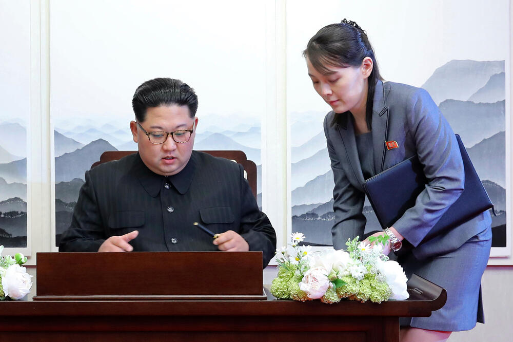 Kim Džong Un i Kim Jo Džong, Foto: AP