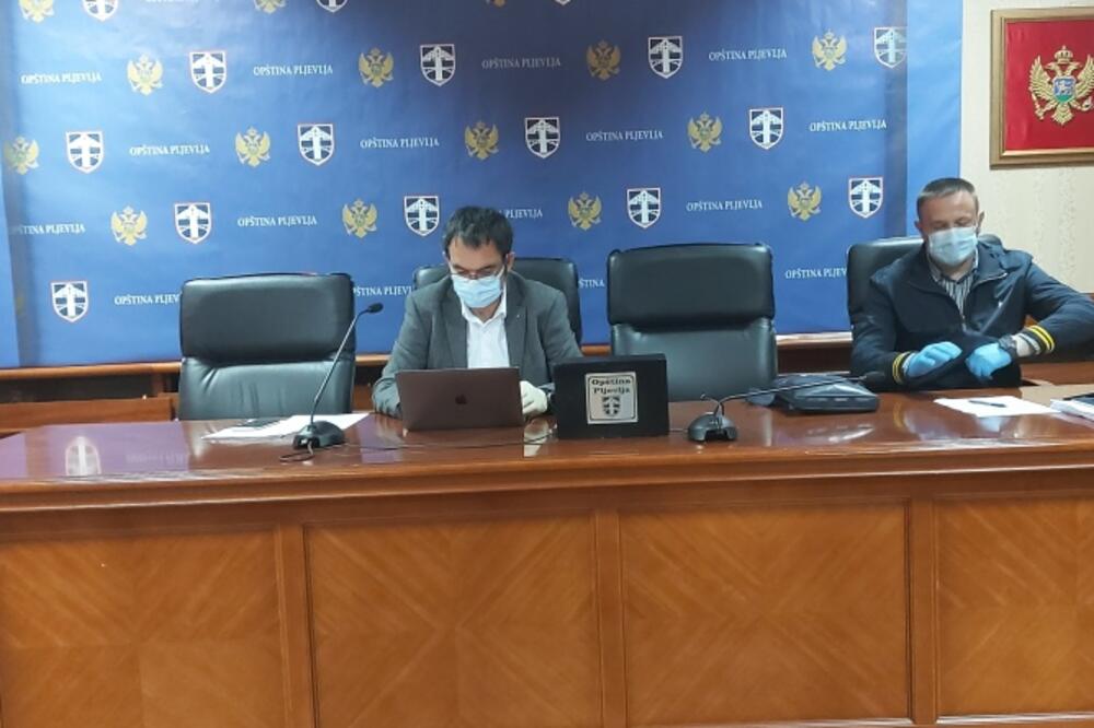 Sa sastanka Opštinskog tima za zaštitu i spašavanje, Foto: Opština Pljevlja