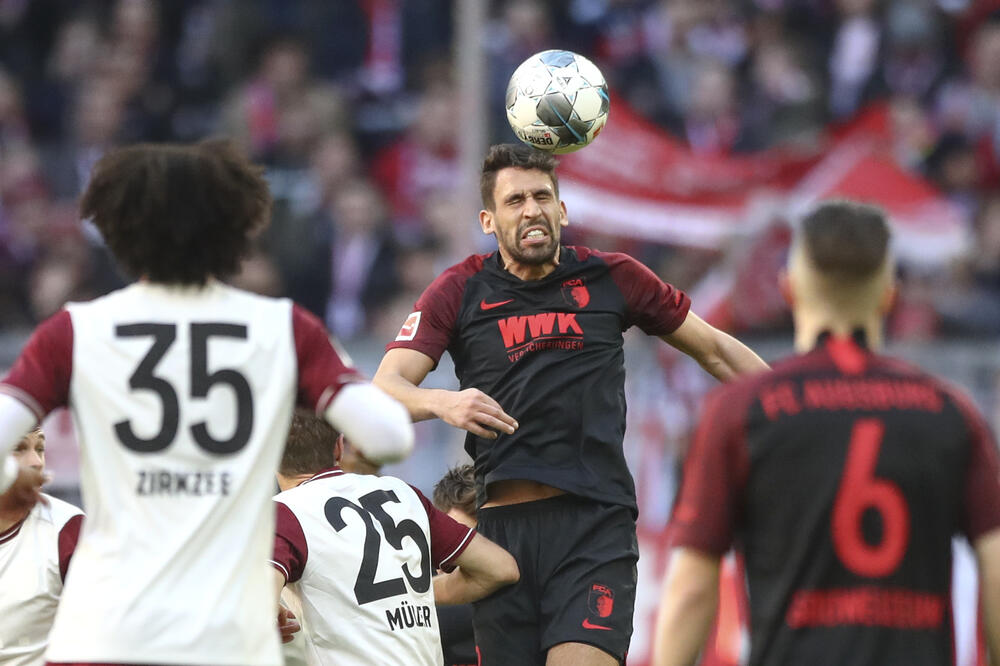 Sa meča Augsburg - Bajern, Foto: AP