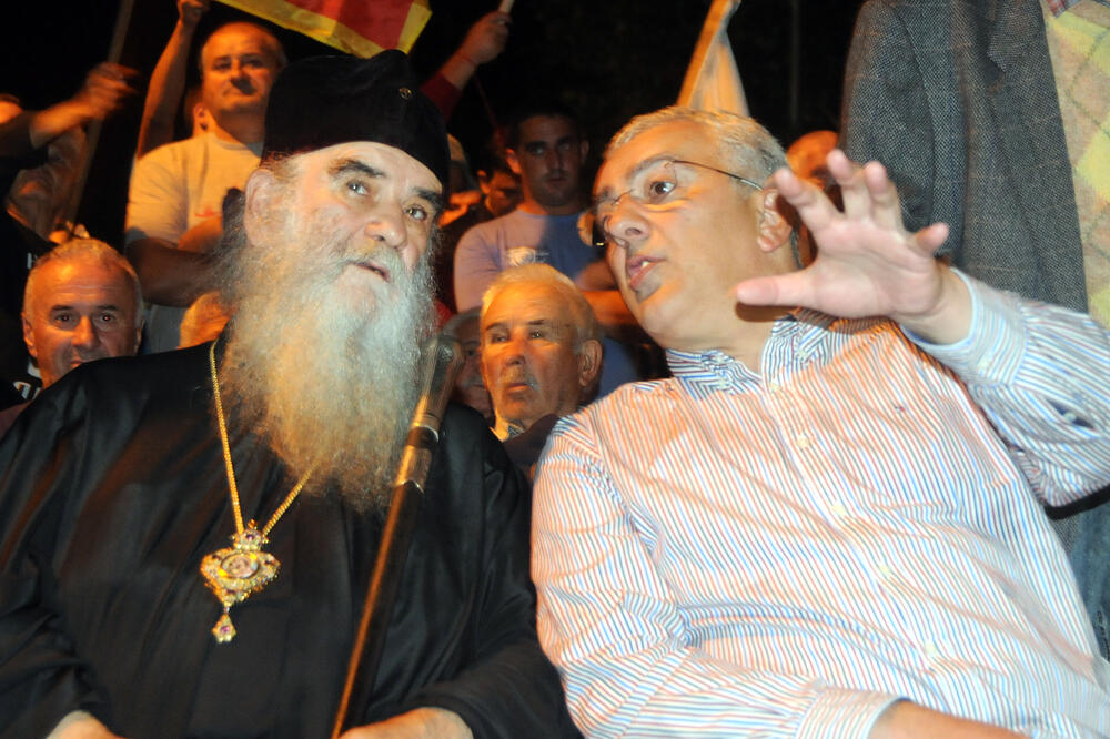 Amfilohije i Mandić, Foto: Boris Pejović