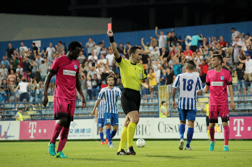 Sa utakmice Budućnost - Genk pod Goricom prije tri i po godine, Foto: Filip Roganović