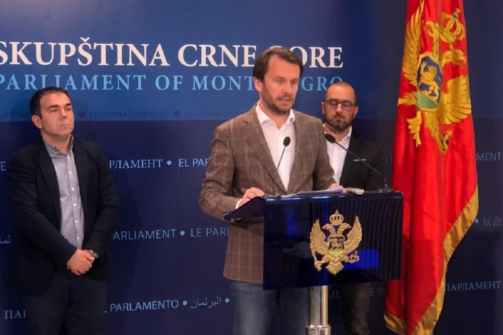 Konjević na pres konferenciji, Foto: SDP