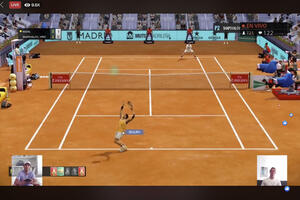 Rafa povrijedio leđa igrajući - virtuelni tenis