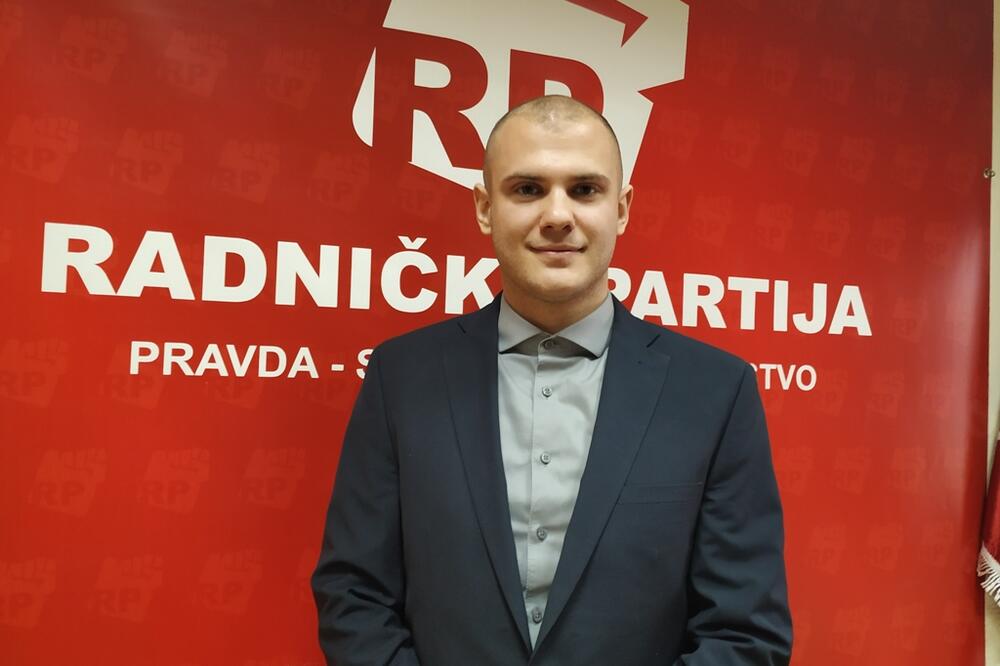 Maksim Vučinić, Foto: Radnička partija