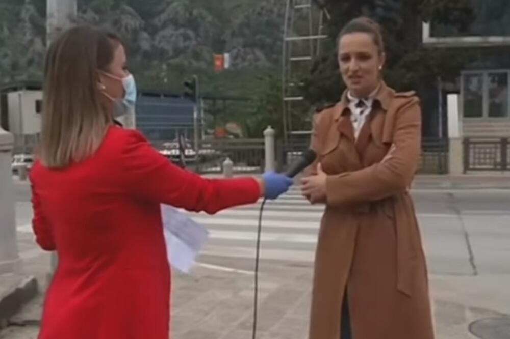 Maja Danilović u razgovoru sa novinarkom Boja jutra, Foto: TV Vijesti