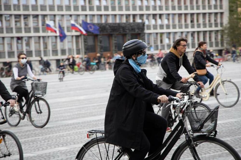 Sa protesta u Ljubljani, Foto: Facebook