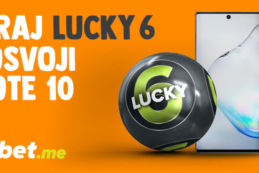 Igraj Lucky 6 i Osvoji Note 10!, Foto: SBBet