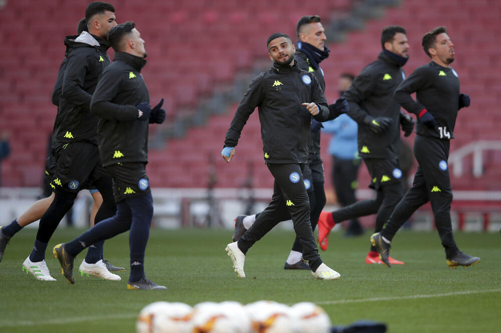 Fudbaleri Napolija, Foto: AP