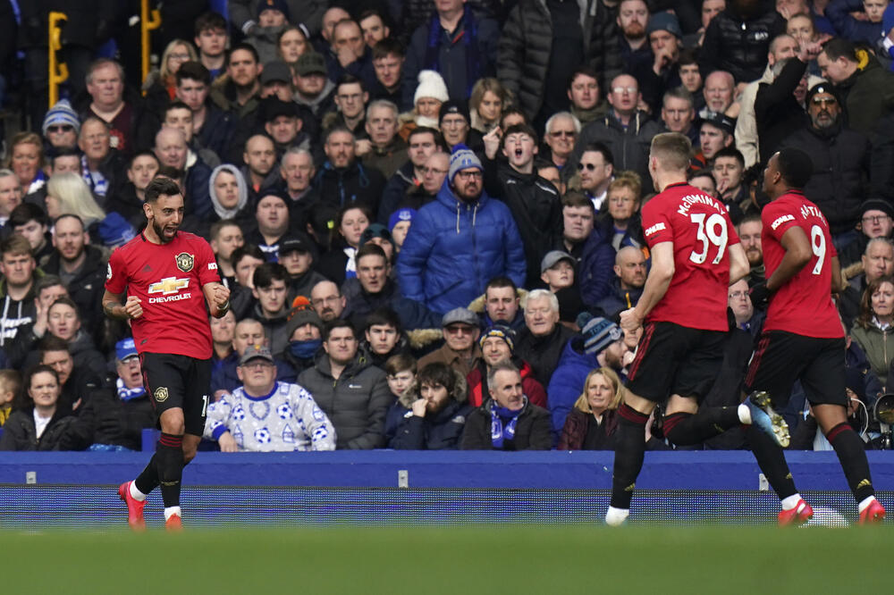 Fudbaleri Mančester junajteda slave gol, Foto: Jon Super