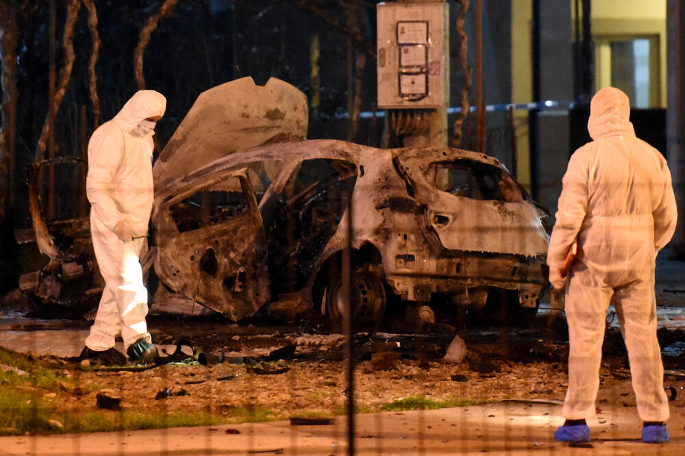 Nakon jednog od bombaških obračuna u Podgorici, Foto: Printscreen