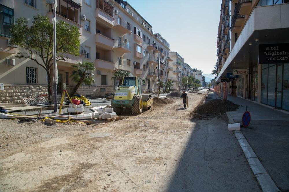 Detalj iz ulice Vuka Karadžića, Foto: Podgorica.me