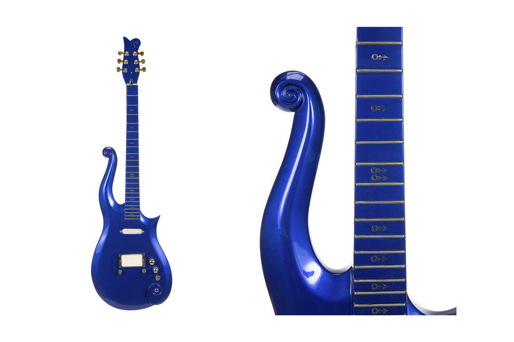 Plava oblak gitara specijalno je napravljena za Princa, Foto: AP/ BETA