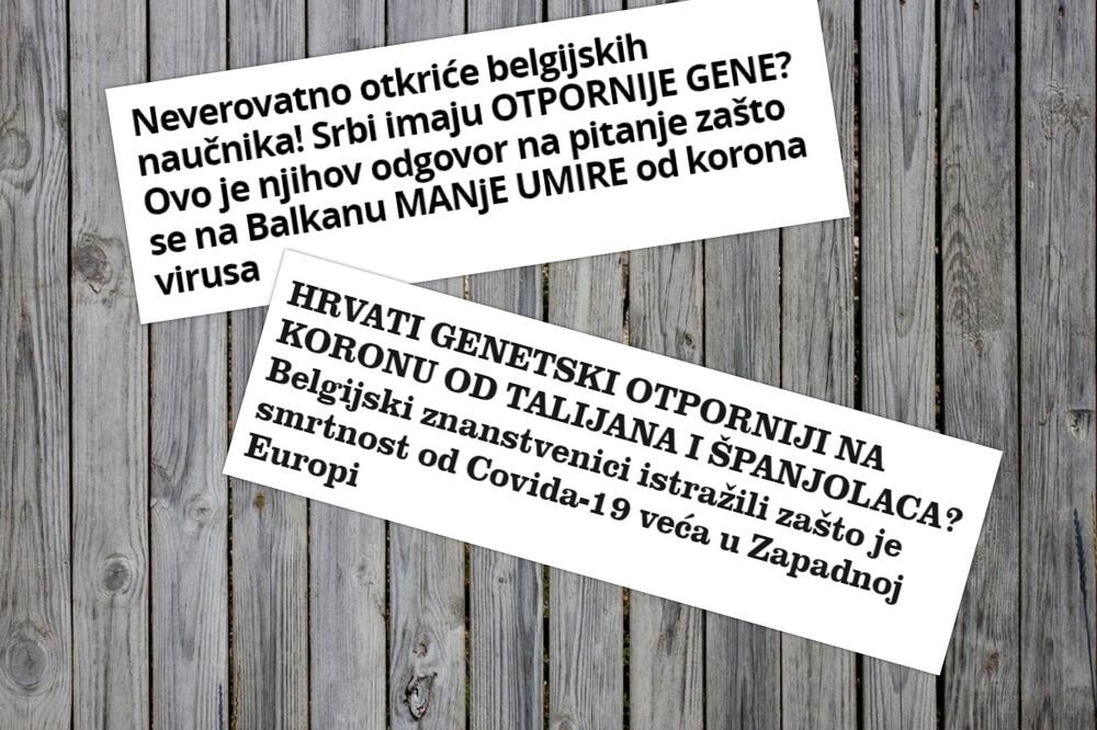 Naslovi u srpskoj i hrvatskoj štampi, Foto: Screenshot/Photocollage