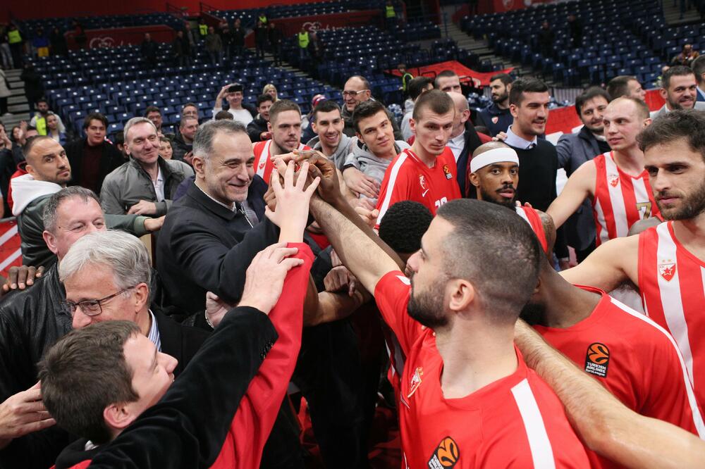 Košarkaši Zvezde, Foto: BRANISLAV BOZIC