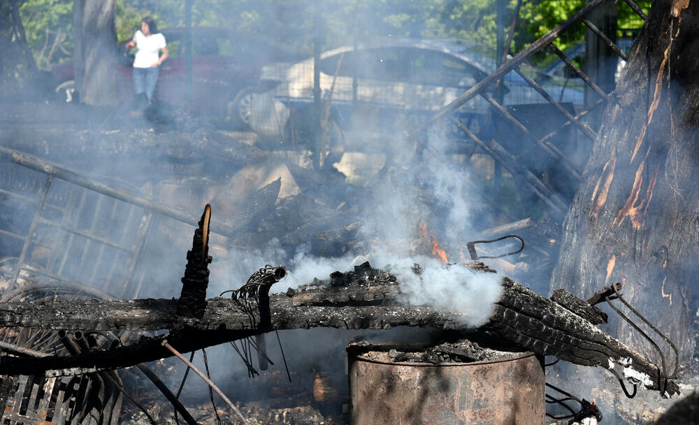 Objekat potpuno uništen u požaru