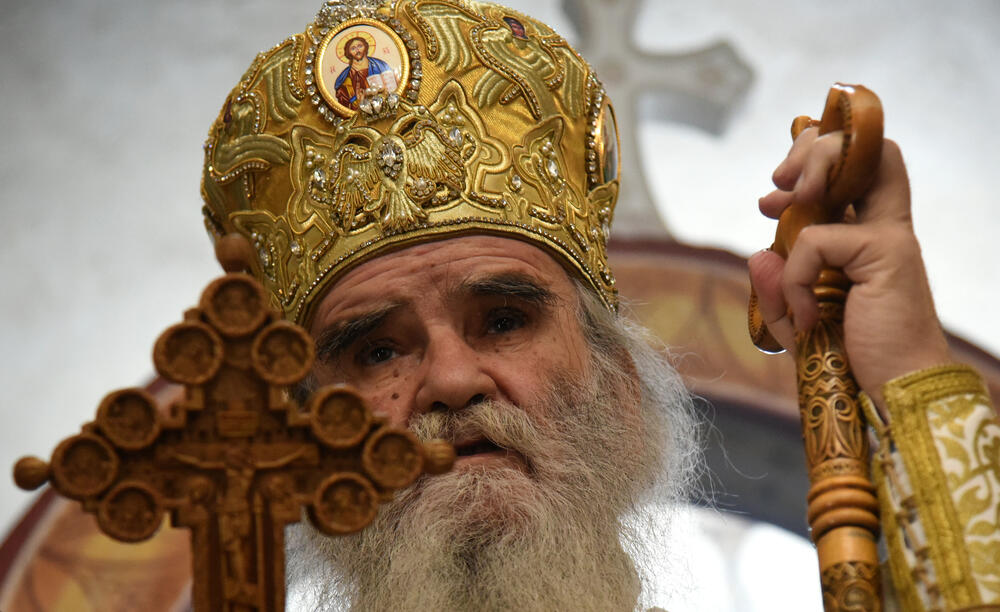 Amfilohije služio liturgiju u crkvi na obali Ribnice