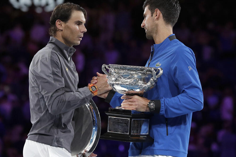 Đoković i Nadal, Foto: Aaron Favila