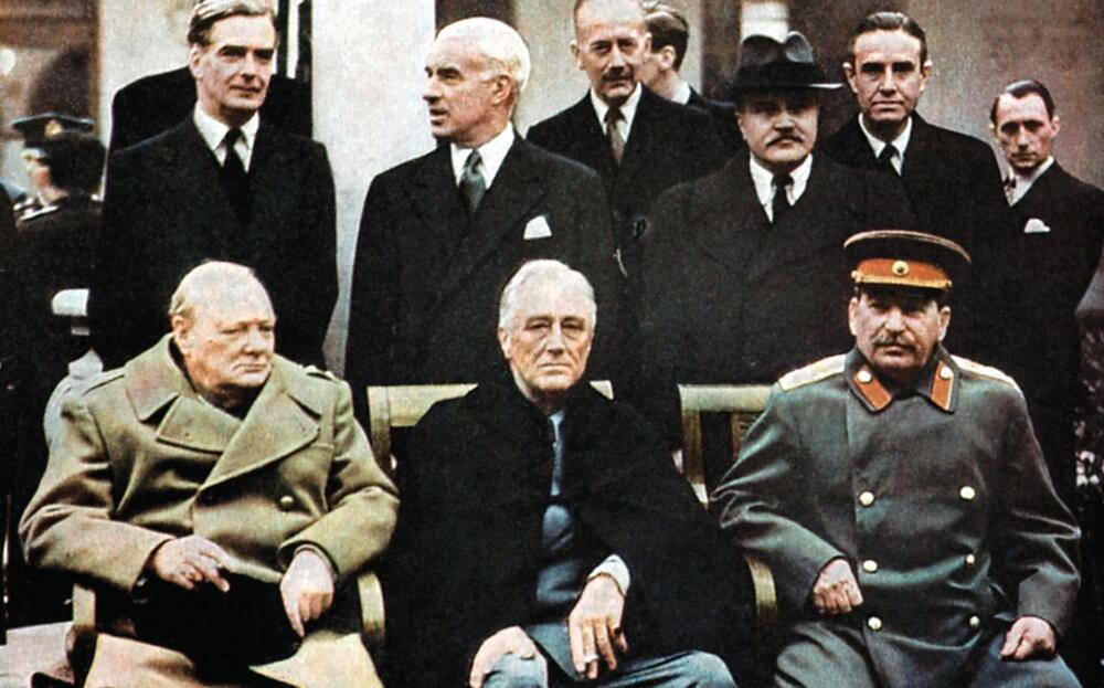 Konferencija na Jalti 1945: Čerčil, Ruzvelt i Staljin, Foto: Wikipedia.com