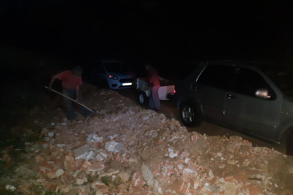 Uhvaćen da istovara otpad