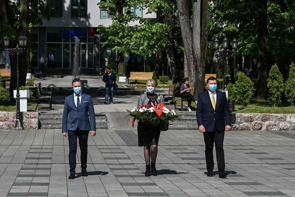 9. maj obilježen i u Bijelom Polju, Foto: Jadranka Ćetković