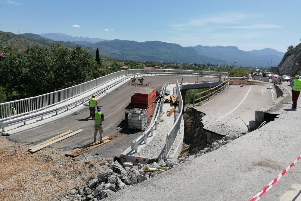 Radovi na rekonstrukciji puta, Foto: PG Biro