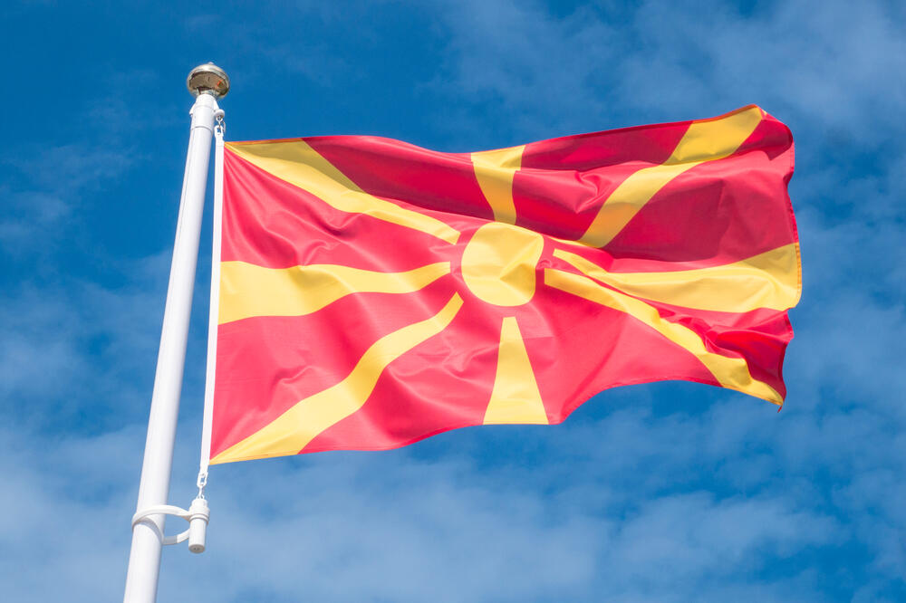 Zastava Sjeverne Makedonije, Foto: Shutterstock
