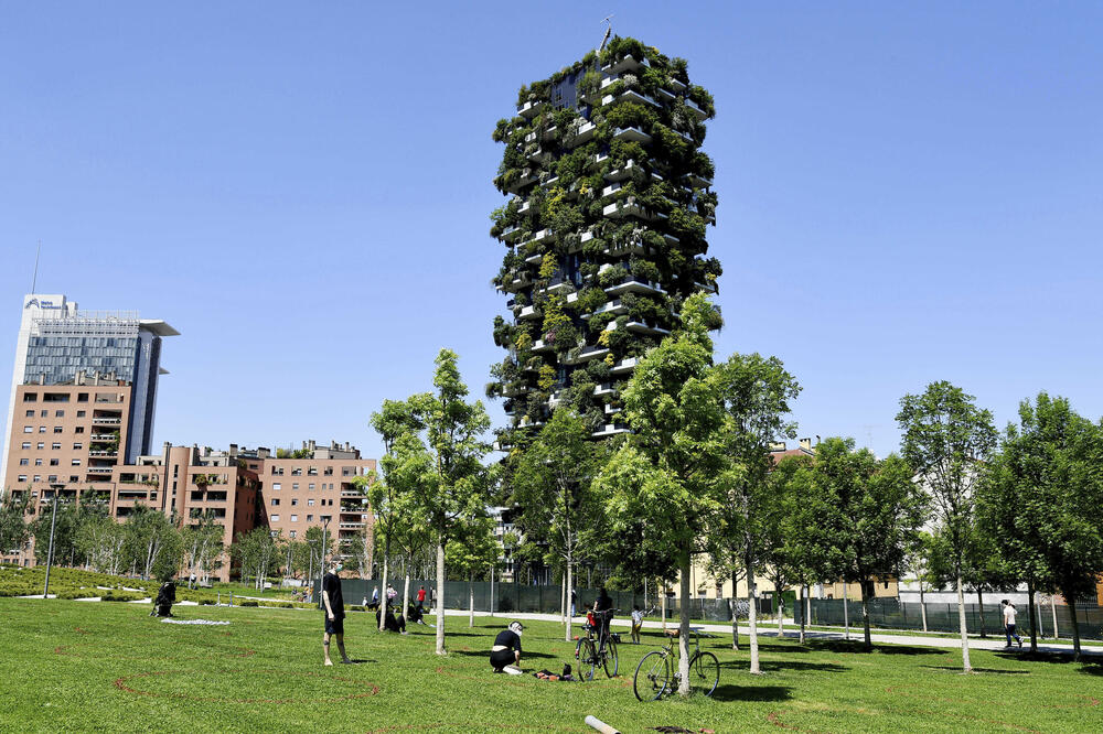 Detalj iz parka u italijanom gradu Milano, Foto: Gian Mattia D'Alberto/LaPresse/Beta