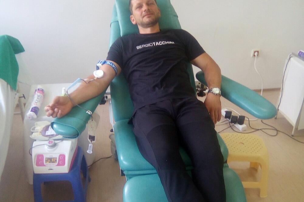 Sa akcije dobrovoljnog davanja krvi, Foto: Jadranka Ćetković