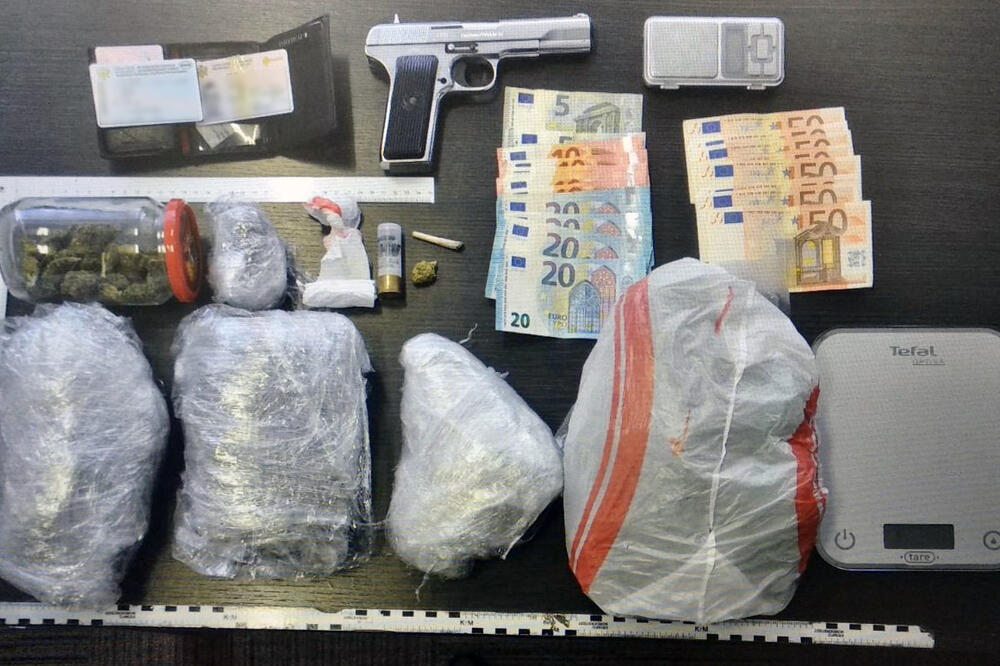 Zaplijenjena droga, Foto: Uprava policije