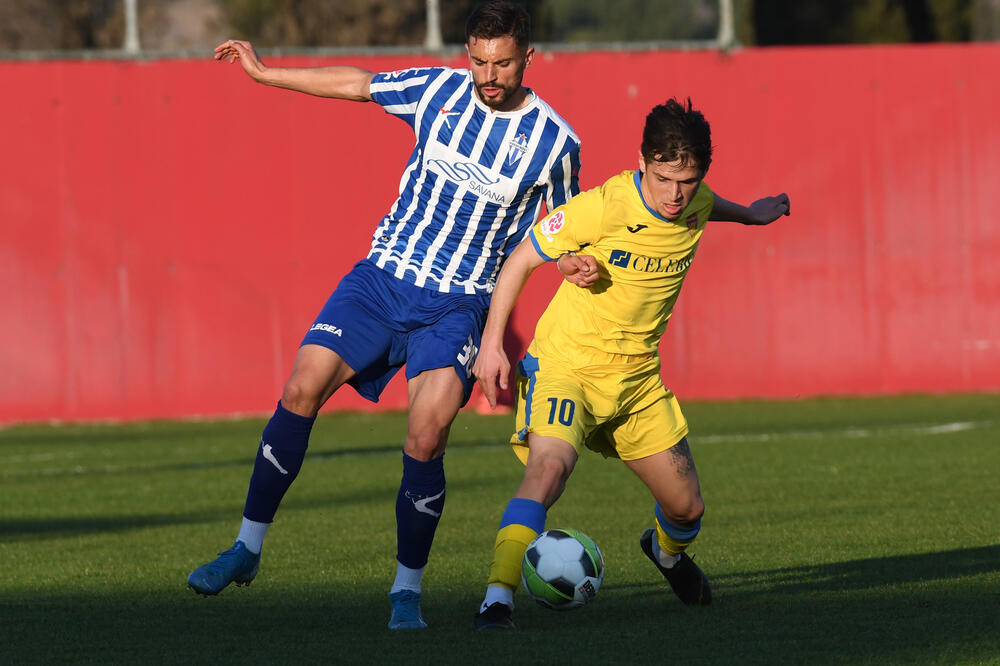 Detalj sa meča Podgorice i Budućnosti, Foto: Savo Prelević