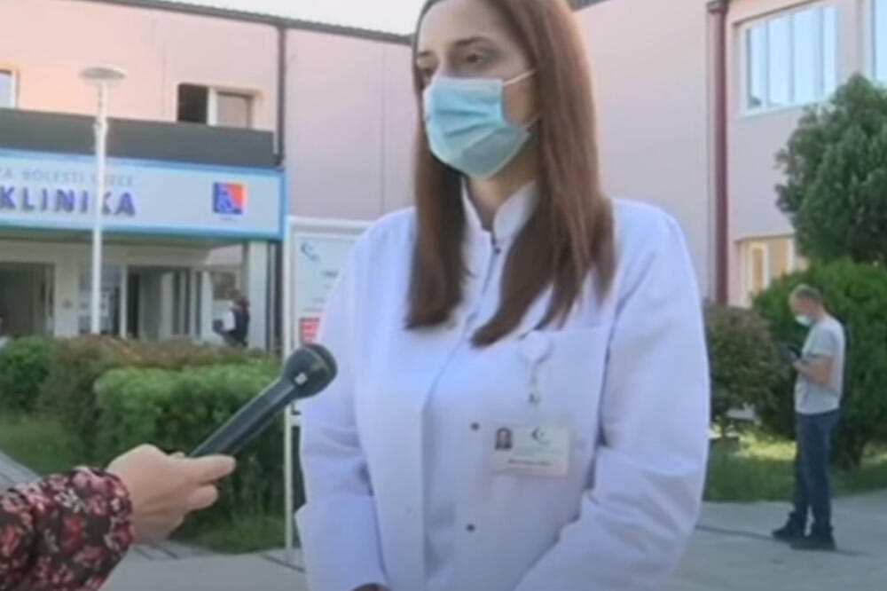 Glavna sestra Interne klinike KCCG Sanja Milić, Foto: Printscreen/Youtube/TV Vijesti