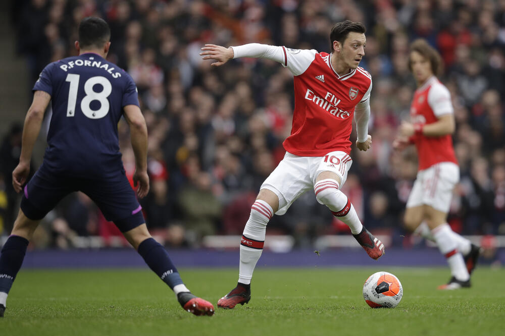 Detalj sa meča Arsenala i Vest Hema, Foto: Beta/AP