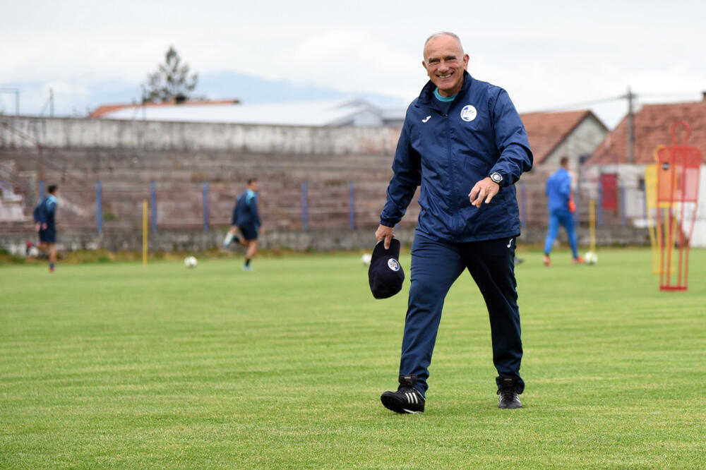 Trener Sutjeske Nikola Rakojević, Foto: Luka Zeković