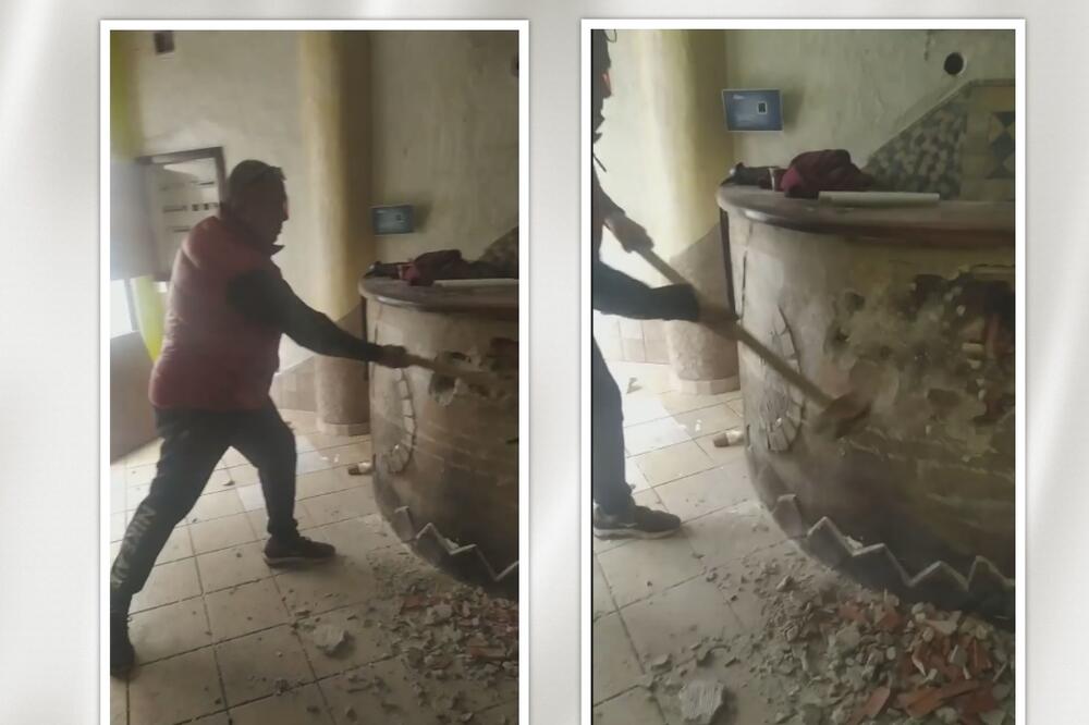 Italijan razbija svoj lokal, Foto: Screenshot/Facebook