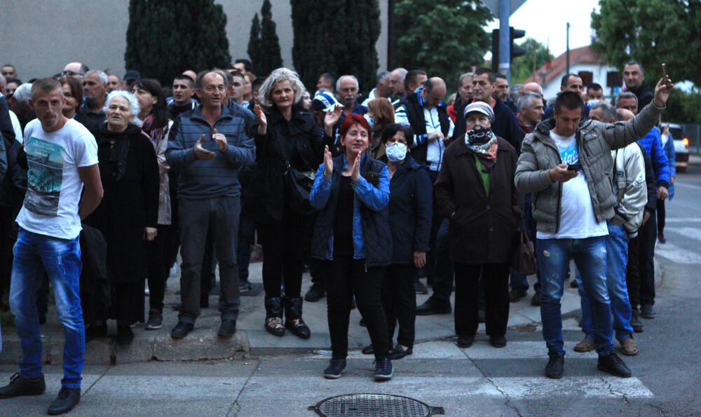 Sa protesta u Nikšiću