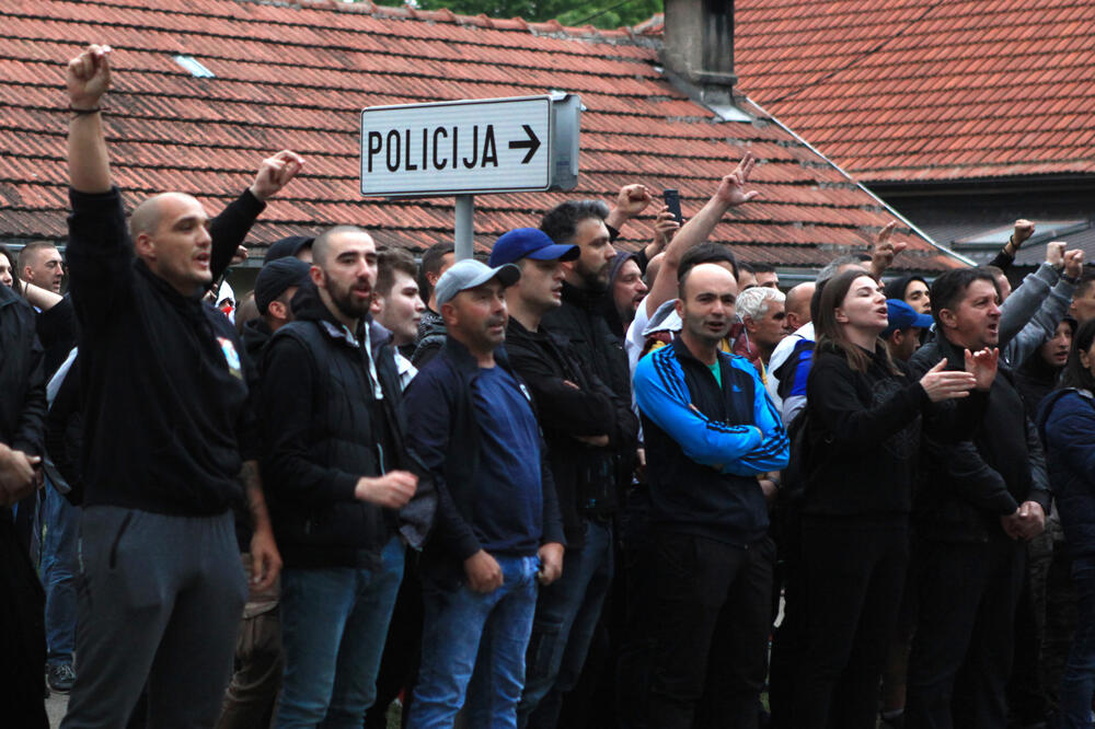 Protest u Nikšiću juče, Foto: Luka Zeković